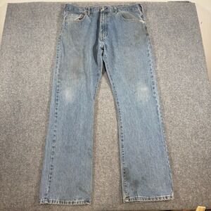 Levi's 517 Jeans Mens 38x34 Blue Boot Cut Straight Leg Cowboy Work Classic